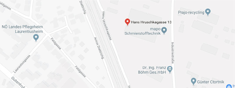Karte mit Standort